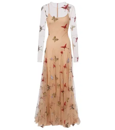 Blumarine Patch-appliqué maxi dress | Thumbnail 1 Blumarine Patch-appliqué maxi dress | Thumbnail 1