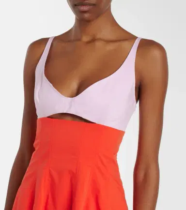 Simkhai Maddy cotton-blend poplin midi dress | Thumbnail 5 Simkhai Maddy cotton-blend poplin midi dress | Thumbnail 5