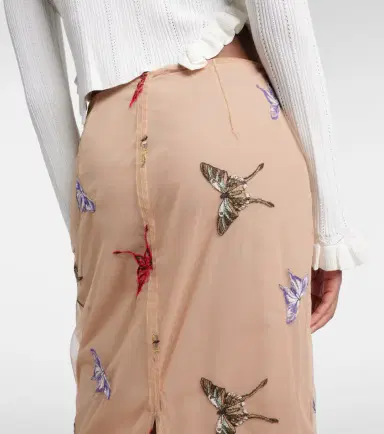 Blumarine Appliqué midi skirt | Thumbnail 2 Blumarine Appliqué midi skirt | Thumbnail 2