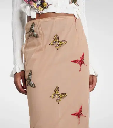 Blumarine Appliqué midi skirt | Thumbnail 4 Blumarine Appliqué midi skirt | Thumbnail 4