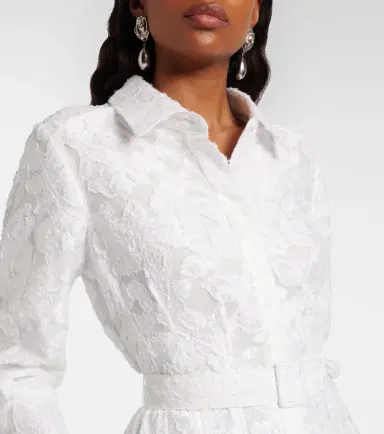 Simkhai Courtney organza jacquard gown | Thumbnail 2 Simkhai Courtney organza jacquard gown | Thumbnail 2