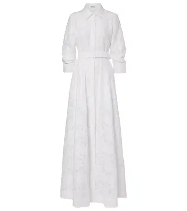 Simkhai Courtney organza jacquard gown | Thumbnail 1 Simkhai Courtney organza jacquard gown | Thumbnail 1