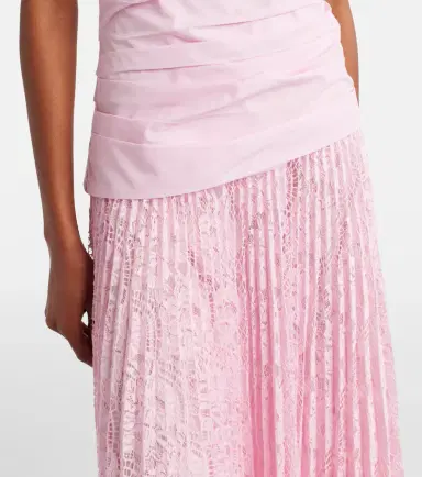 Simkhai Annalise plissé lace maxi dress | Thumbnail 3 Simkhai Annalise plissé lace maxi dress | Thumbnail 3