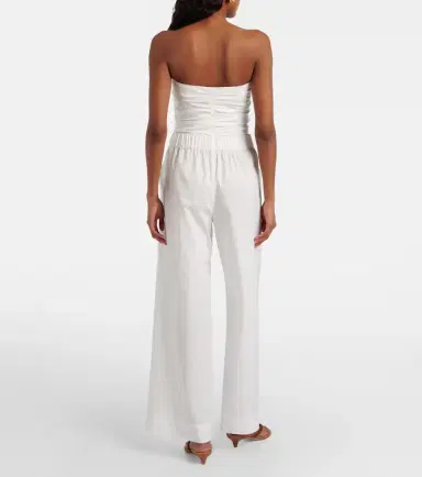 Simkhai Arden cotton-blend wide-leg pants | Thumbnail 4 Simkhai Arden cotton-blend wide-leg pants | Thumbnail 4