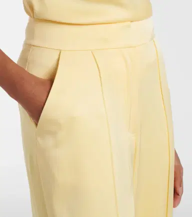 Simkhai Kyra satin wide-leg pants | Thumbnail 4 Simkhai Kyra satin wide-leg pants | Thumbnail 4