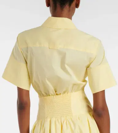 Simkhai Sabrina cotton-blend crop top | Thumbnail 2 Simkhai Sabrina cotton-blend crop top | Thumbnail 2