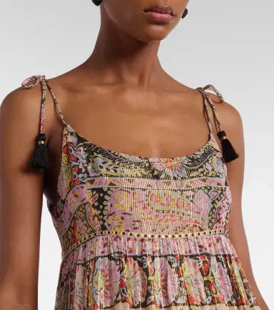 Rixo Kamilah floral lamé maxi dress | Thumbnail 3 Rixo Kamilah floral lamé maxi dress | Thumbnail 3