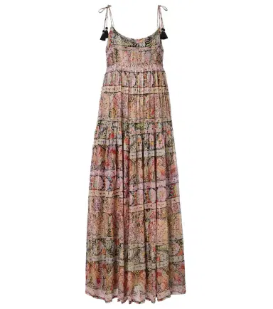 Rixo Kamilah floral lamé maxi dress | Thumbnail 1 Rixo Kamilah floral lamé maxi dress | Thumbnail 1