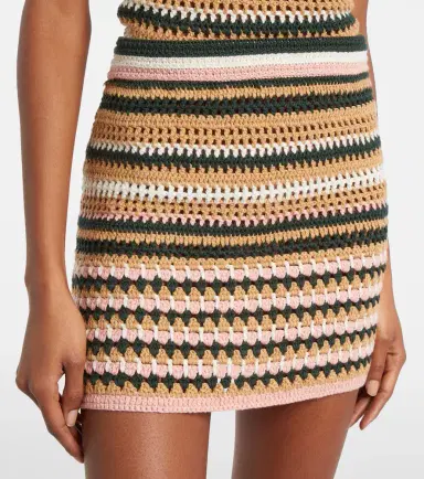 The Upside Crochet cotton miniskirt | Thumbnail 3 The Upside Crochet cotton miniskirt | Thumbnail 3