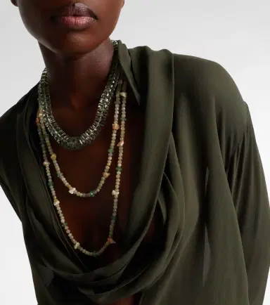Ileana Makri Aura sterling silver beaded necklace with amethyst and diamonds | Thumbnail 2 Ileana Makri Aura sterling silver beaded necklace with amethyst and diamonds | Thumbnail 2