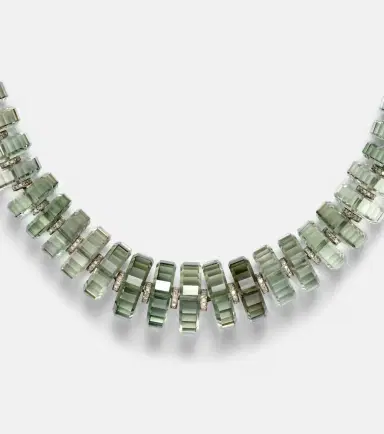 Ileana Makri Aura sterling silver beaded necklace with amethyst and diamonds | Thumbnail 4 Ileana Makri Aura sterling silver beaded necklace with amethyst and diamonds | Thumbnail 4