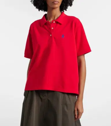 Prada Logo cotton piqué polo shirt | Thumbnail 2 Prada Logo cotton piqué polo shirt | Thumbnail 2