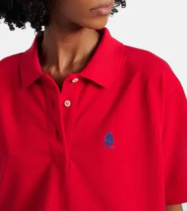 Prada Logo cotton piqué polo shirt | Thumbnail 3 Prada Logo cotton piqué polo shirt | Thumbnail 3