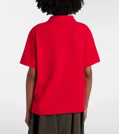 Prada Logo cotton piqué polo shirt | Thumbnail 4 Prada Logo cotton piqué polo shirt | Thumbnail 4