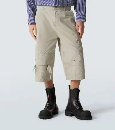 Balenciaga Cropped cotton cargo pants | Thumbnail 2 Balenciaga Cropped cotton cargo pants | Thumbnail 2
