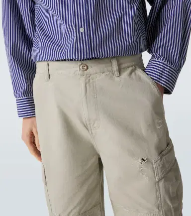 Balenciaga Cropped cotton cargo pants | Thumbnail 3 Balenciaga Cropped cotton cargo pants | Thumbnail 3