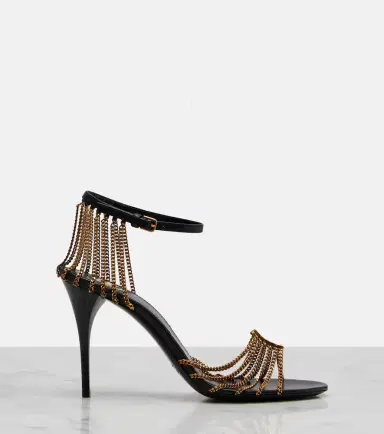 Saint Laurent Babylone 90 leather sandals | Thumbnail 2 Saint Laurent Babylone 90 leather sandals | Thumbnail 2