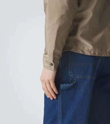 Prada Re-Nylon zip-up shirt | Thumbnail 3 Prada Re-Nylon zip-up shirt | Thumbnail 3