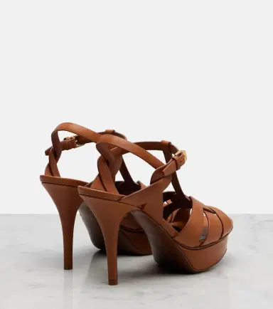 Saint Laurent Tribute leather platform sandals | Thumbnail 2 Saint Laurent Tribute leather platform sandals | Thumbnail 2
