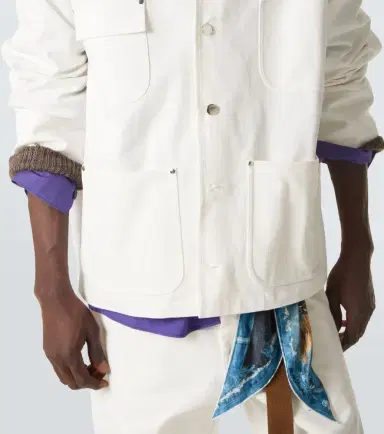 Plan C Denim field jacket | Thumbnail 4 Plan C Denim field jacket | Thumbnail 4