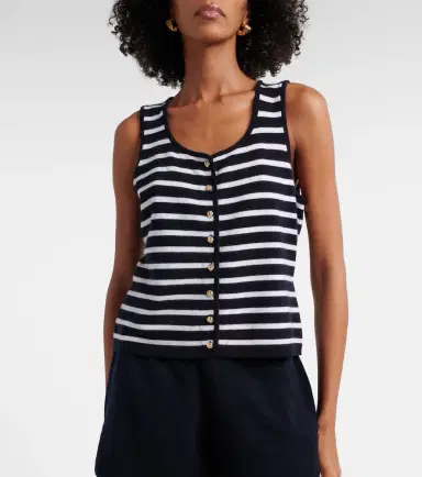 Jardin des Orangers Striped cashmere sweater vest | Thumbnail 3 Jardin des Orangers Striped cashmere sweater vest | Thumbnail 3
