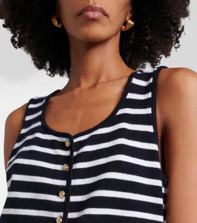 Jardin des Orangers Striped cashmere sweater vest | Thumbnail 5 Jardin des Orangers Striped cashmere sweater vest | Thumbnail 5