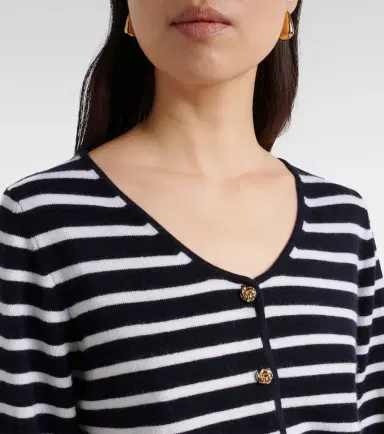Jardin des Orangers Striped cashmere cardigan | Thumbnail 6 Jardin des Orangers Striped cashmere cardigan | Thumbnail 6