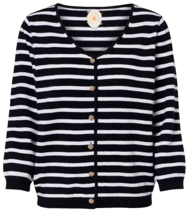 Jardin des Orangers Striped cashmere cardigan | Thumbnail 1 Jardin des Orangers Striped cashmere cardigan | Thumbnail 1