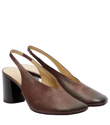 Lemaire Glove leather slingback pumps | Thumbnail 1 Lemaire Glove leather slingback pumps | Thumbnail 1