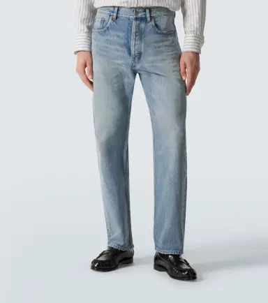 Saint Laurent Distressed straight jeans | Thumbnail 3 Saint Laurent Distressed straight jeans | Thumbnail 3