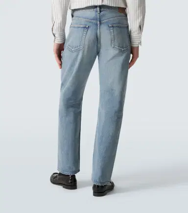Saint Laurent Distressed straight jeans | Thumbnail 5 Saint Laurent Distressed straight jeans | Thumbnail 5