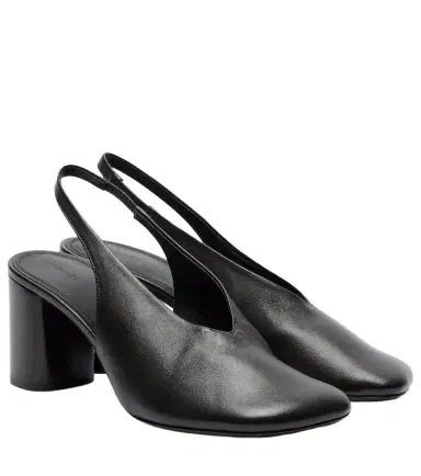 Lemaire Glove leather slingback pumps | Thumbnail 1 Lemaire Glove leather slingback pumps | Thumbnail 1