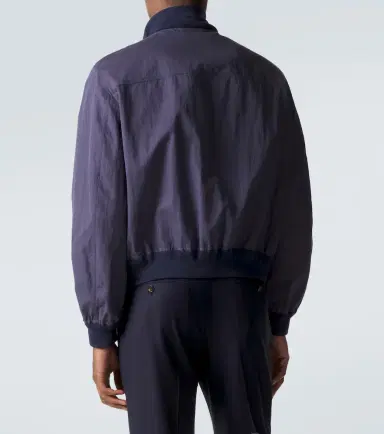 dunhill Cotton-blend twill bomber jacket | Thumbnail 2 dunhill Cotton-blend twill bomber jacket | Thumbnail 2