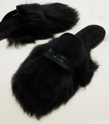 Dolce & Gabbana Shearling mules | Thumbnail 2 Dolce & Gabbana Shearling mules | Thumbnail 2