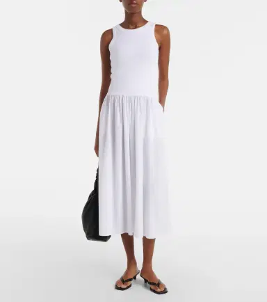 Velvet Amelia cotton-blend midi dress | Thumbnail 2 Velvet Amelia cotton-blend midi dress | Thumbnail 2