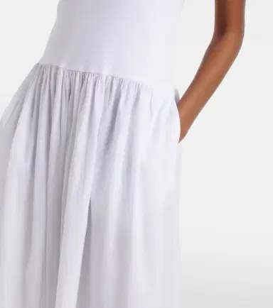 Velvet Amelia cotton-blend midi dress | Thumbnail 4 Velvet Amelia cotton-blend midi dress | Thumbnail 4