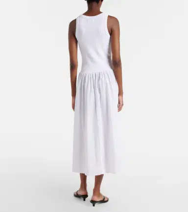 Velvet Amelia cotton-blend midi dress | Thumbnail 5 Velvet Amelia cotton-blend midi dress | Thumbnail 5