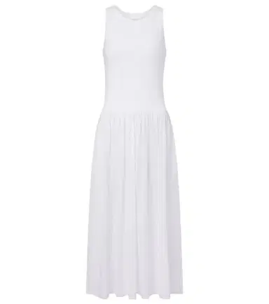 Velvet Amelia cotton-blend midi dress | Thumbnail 1 Velvet Amelia cotton-blend midi dress | Thumbnail 1