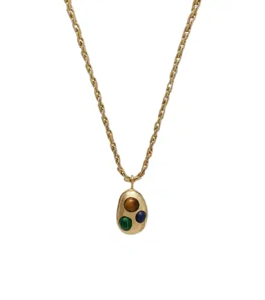 ALÉMAIS Alémais Jem Rainbow embellished pendant necklace | Thumbnail 1 ALÉMAIS Alémais Jem Rainbow embellished pendant necklace | Thumbnail 1