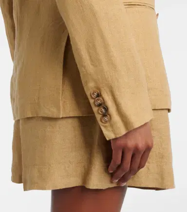 Polo Ralph Lauren Double-breasted linen blazer | Thumbnail 4 Polo Ralph Lauren Double-breasted linen blazer | Thumbnail 4
