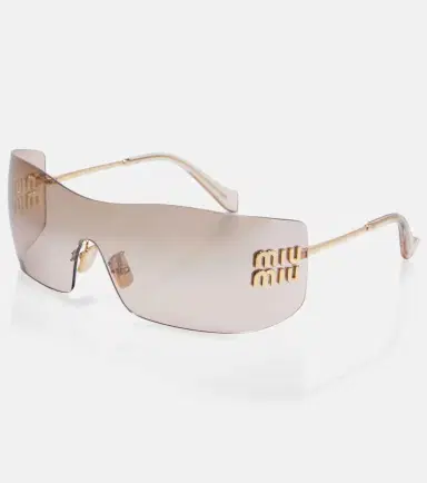 Miu Miu Aube shield sunglasses | Thumbnail 2 Miu Miu Aube shield sunglasses | Thumbnail 2