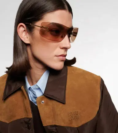Miu Miu Aube shield sunglasses | Thumbnail 5 Miu Miu Aube shield sunglasses | Thumbnail 5
