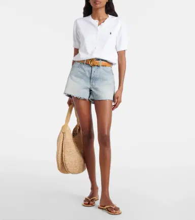 Polo Ralph Lauren Faded denim shorts | Thumbnail 4 Polo Ralph Lauren Faded denim shorts | Thumbnail 4