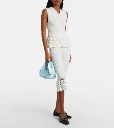 Ganni Mini floral satin top-handle bag | Thumbnail 5 Ganni Mini floral satin top-handle bag | Thumbnail 5