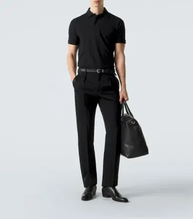 Saint Laurent Cotton-blend polo shirt | Thumbnail 2 Saint Laurent Cotton-blend polo shirt | Thumbnail 2