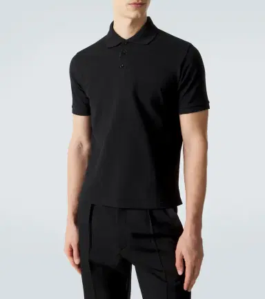Saint Laurent Cotton-blend polo shirt | Thumbnail 4 Saint Laurent Cotton-blend polo shirt | Thumbnail 4