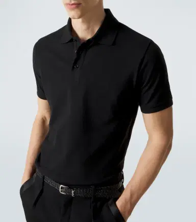 Saint Laurent Cotton-blend polo shirt | Thumbnail 5 Saint Laurent Cotton-blend polo shirt | Thumbnail 5