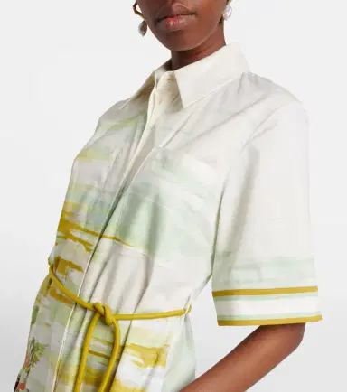 ALÉMAIS Alémais Jungle Boogie cotton shirt dress | Thumbnail 3 ALÉMAIS Alémais Jungle Boogie cotton shirt dress | Thumbnail 3