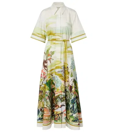 ALÉMAIS Alémais Jungle Boogie cotton shirt dress | Thumbnail 1 ALÉMAIS Alémais Jungle Boogie cotton shirt dress | Thumbnail 1