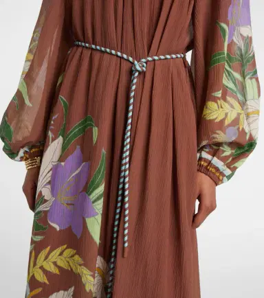 Alemais Alémais Alfie gathered cotton and silk midi dress | Thumbnail 2 Alemais Alémais Alfie gathered cotton and silk midi dress | Thumbnail 2